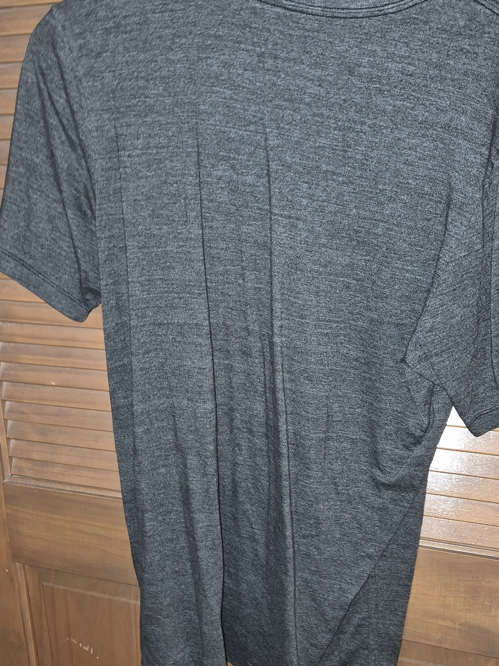 The North Face Men's Dark Heather Gray Logo Short Sleeve Tee